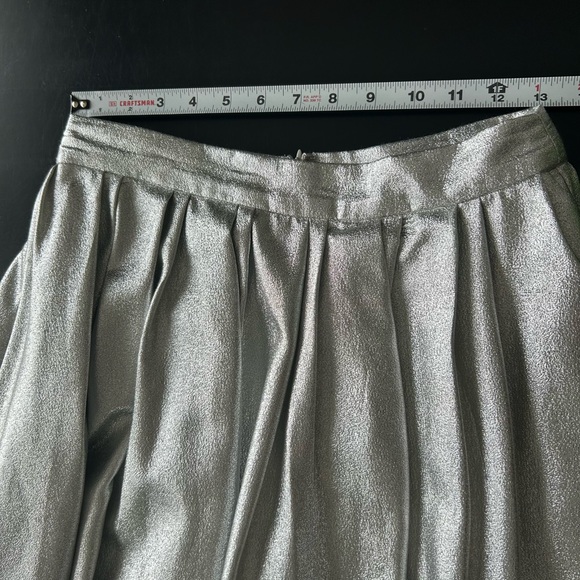 Muse by Marchesa silver skirt maxi full size 4 pockets, special occasion - Picture 5 of 9